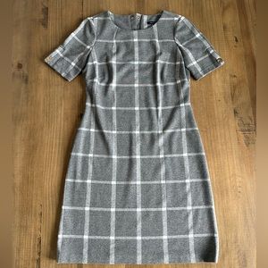 Mini Plaid Fitted Dress